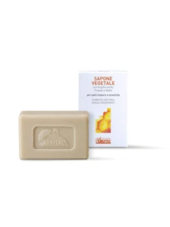 SAPONE VEGETALE ALL'ARGILLA VERDE E PROPOLI E MIELE