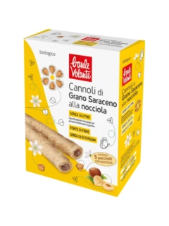 CANNOLO DI GRANO SARACENO ALLA NOCCIOLA
