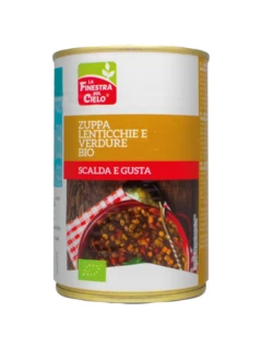 ZUPPA LENTICCHIE E VERDURE PRONTA IN LATTINA