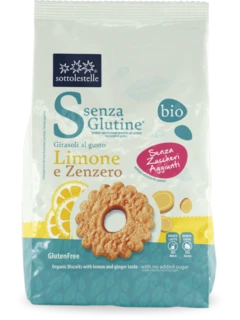 BISCOTTI GIRASOLI LIMONE E ZENZERO SENZA GLUTINE